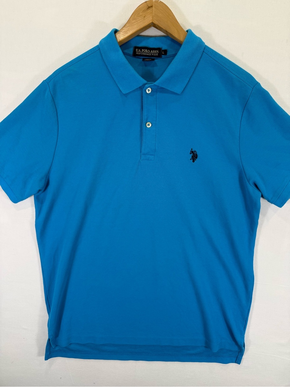 U.S. Polo Assn. Men’s Turquoise Short Sleeve Polo